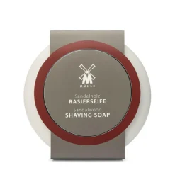 Mühle Shaving Skægshampoo|Skægpleje>Barbersæbe i skål, Sandeltræ, 65 gr.