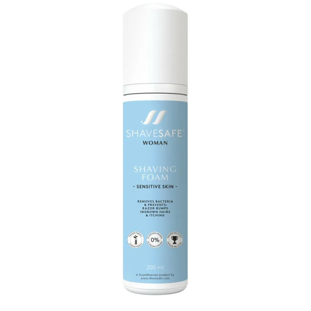ShaveSafe Barberskum & Gel>Barberskum til kvinder sensitiv