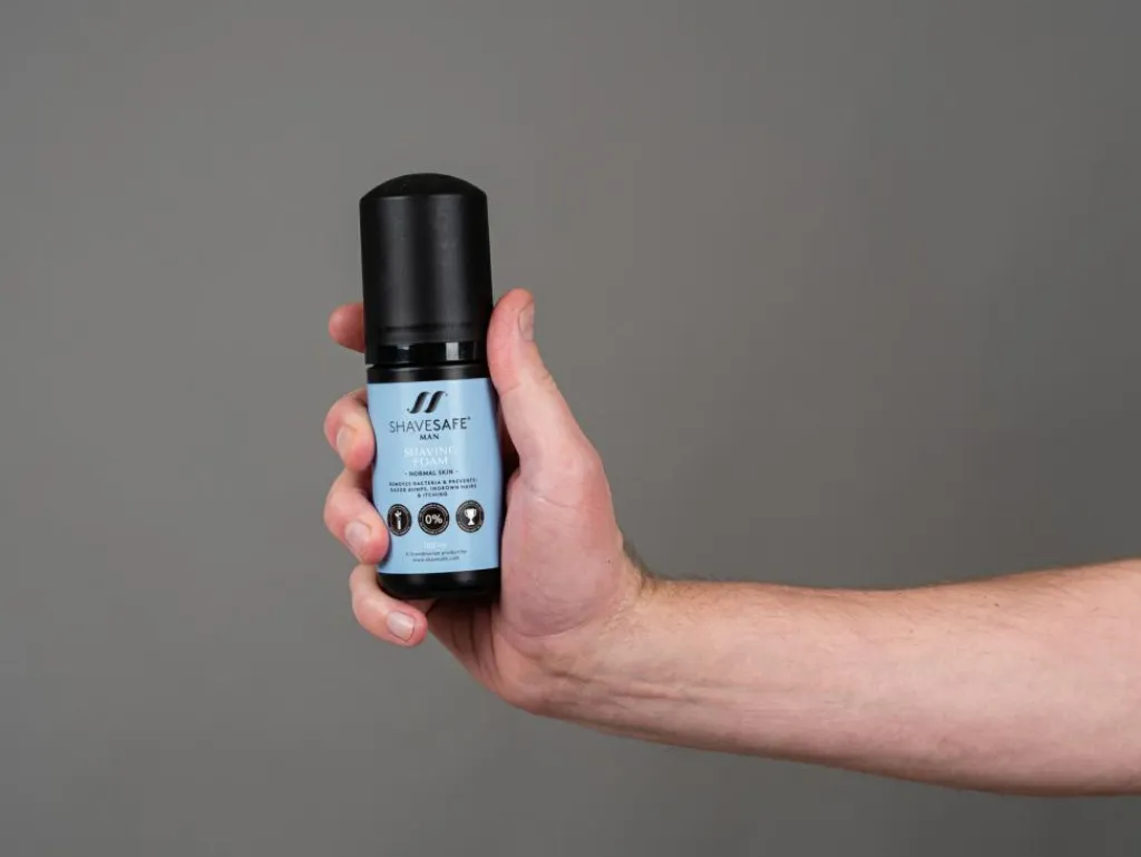 ShaveSafe Skum, Sprit & Gel<Barberskum til mænd normal