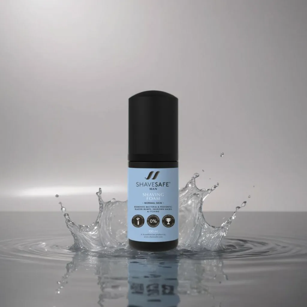 ShaveSafe Skum, Sprit & Gel<Barberskum til mænd normal