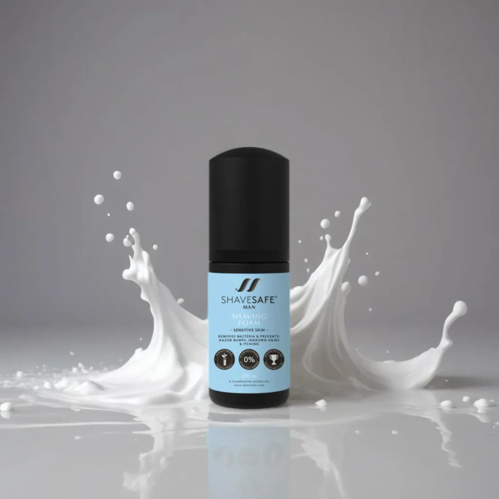 ShaveSafe Skum, Sprit & Gel>Barberskum til mænd sensitiv