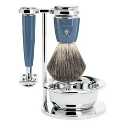 Mühle Shaving Skum, Sprit & Gel>Barbersæt DE-Skraber Pure