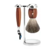 Mühle Shaving Skrabere & Blade<Barbersæt med tre dele, Vivo, Blommetræ