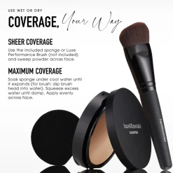 bareMinerals BarePRO 24H Skin-Perfecting Pressed Powder< Foundation