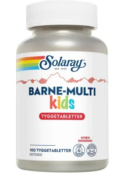 Solaray Børnevitaminer|Børnevitaminer<Barne-Multi tyggevitaminer til børn