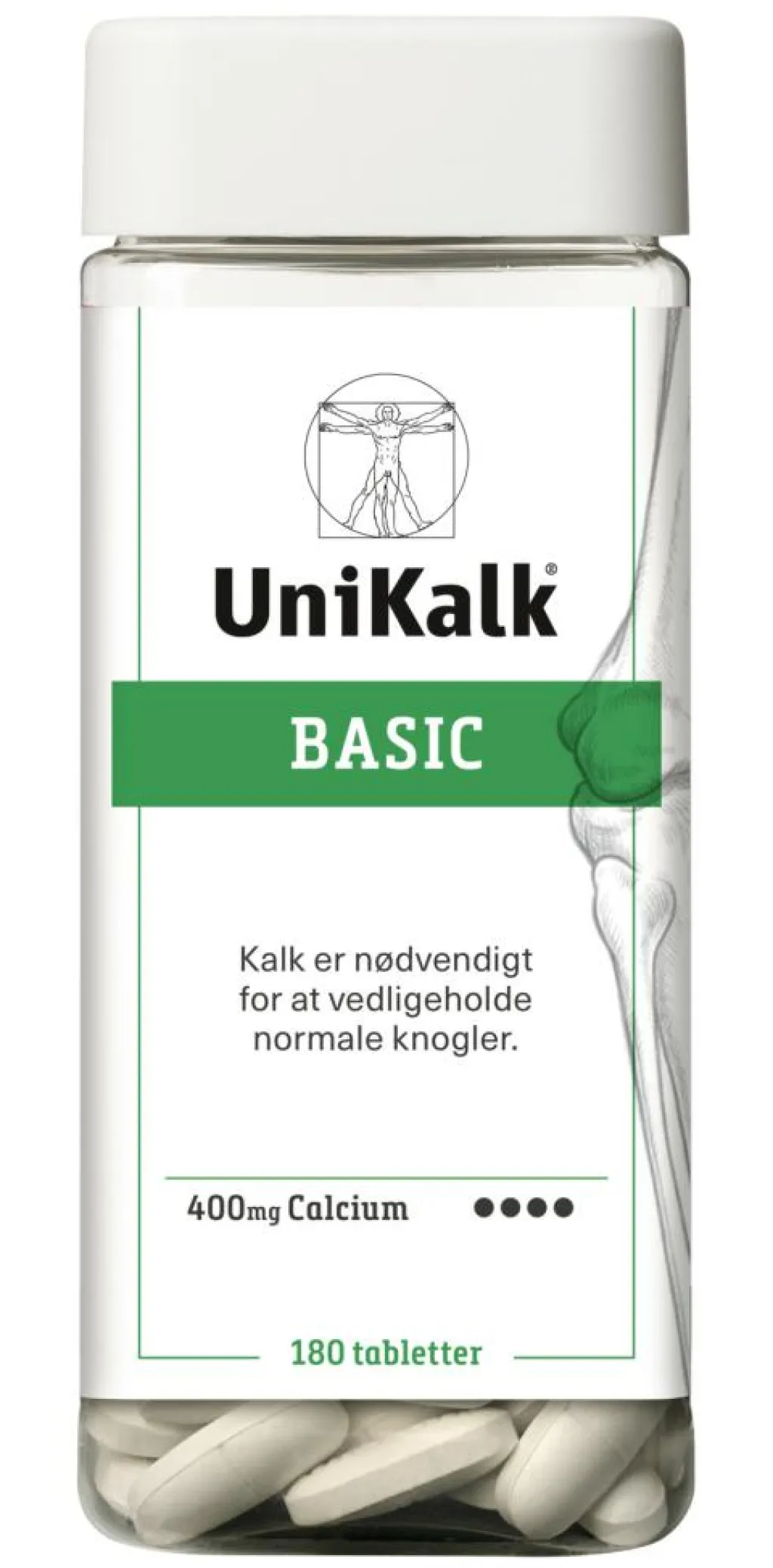 Unikalk Kalk<Basic - Kalk 400 mg