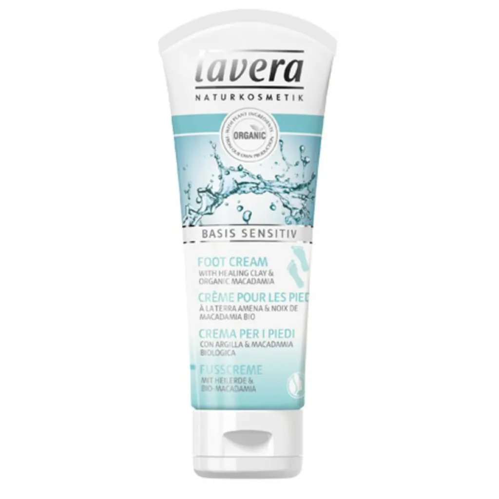 Lavera Basis Sensitiv Fodcreme med Macadamia og Ler< Fodpleje