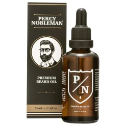 Percy Nobleman Beard Oil, Kraftigt skæg, 50 ml.< Skægolie|Skægpleje