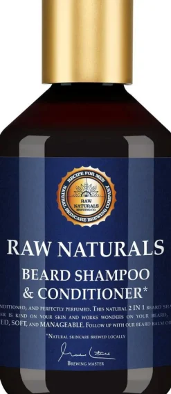 Raw Naturals Skægshampoo<Beard Shampoo & Conditioner