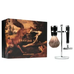 Benjamin Barber Classic 3-piece Shaving Set Ebony Safety Razor< Tilbehør