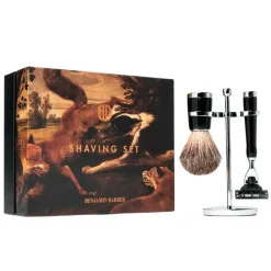 Benjamin Barber Tilbehør<Classic 3-piece Shaving Set Ebony Mach3