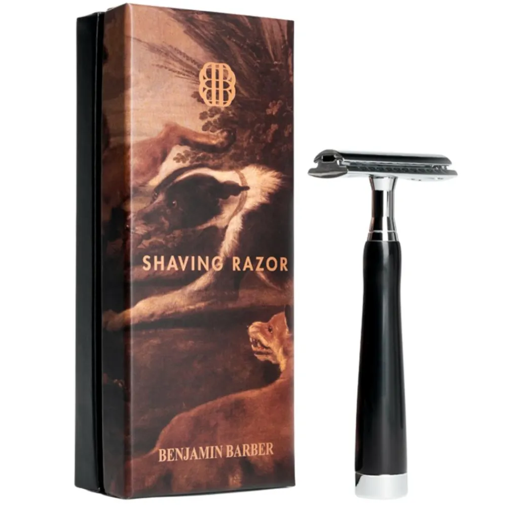 Benjamin Barber Classic Safety Razor Ebony< Tilbehør