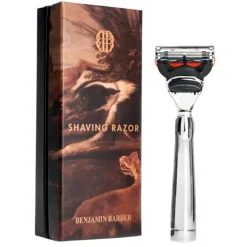 Benjamin Barber Classic Shaving Razor Fusion Chrome< Tilbehør