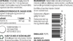 Matas Striber Beta Caroten 2,2 mg< Betacaroten