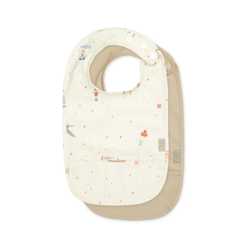 Cam Cam Copenhagen Hagesmække>Bib w/ pocket 2-pak