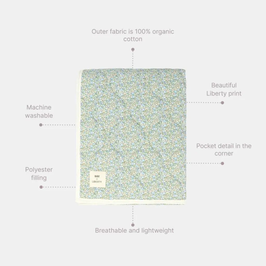 BIBS Sengetøj, Dyner & Puder>x Liberty Quilted Blanket Eloise
