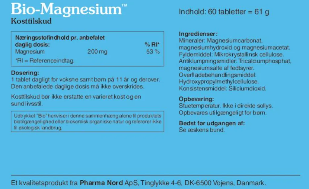 Pharma Nord Magnesium<Bio-Magnesium 200 mg