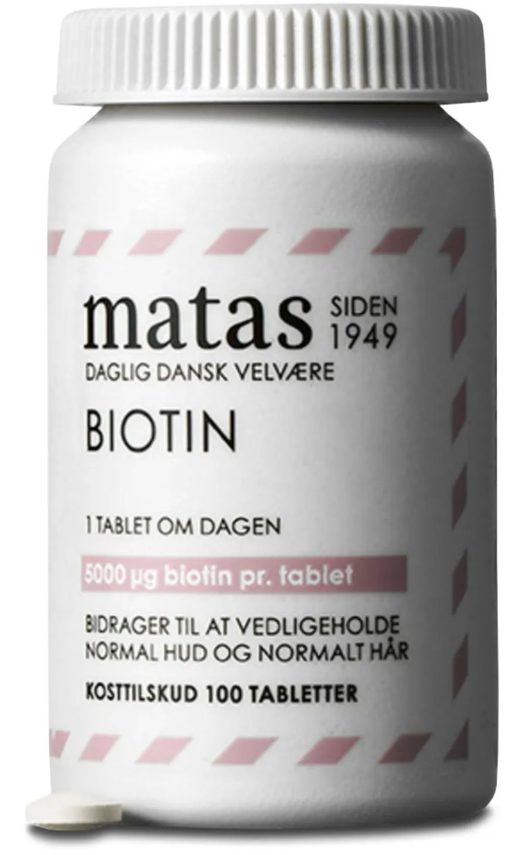 Matas Striber Biotin 5 mg< Hud, Hår & Negle