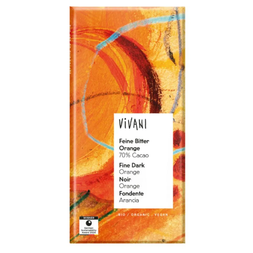 Vivani Bitter Orange Ø< Chokolade