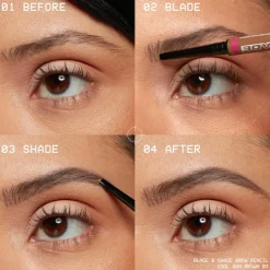 NYX PROFESSIONAL MAKEUP Øjenbryn<Blade & Shade Brynpen