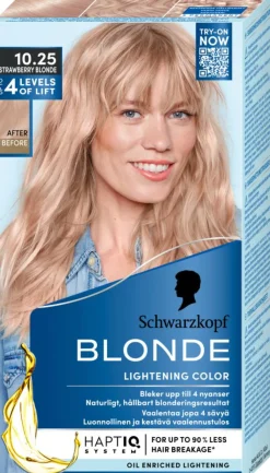 Schwarzkopf Permanent Hårfarve|Blondering>Blonde