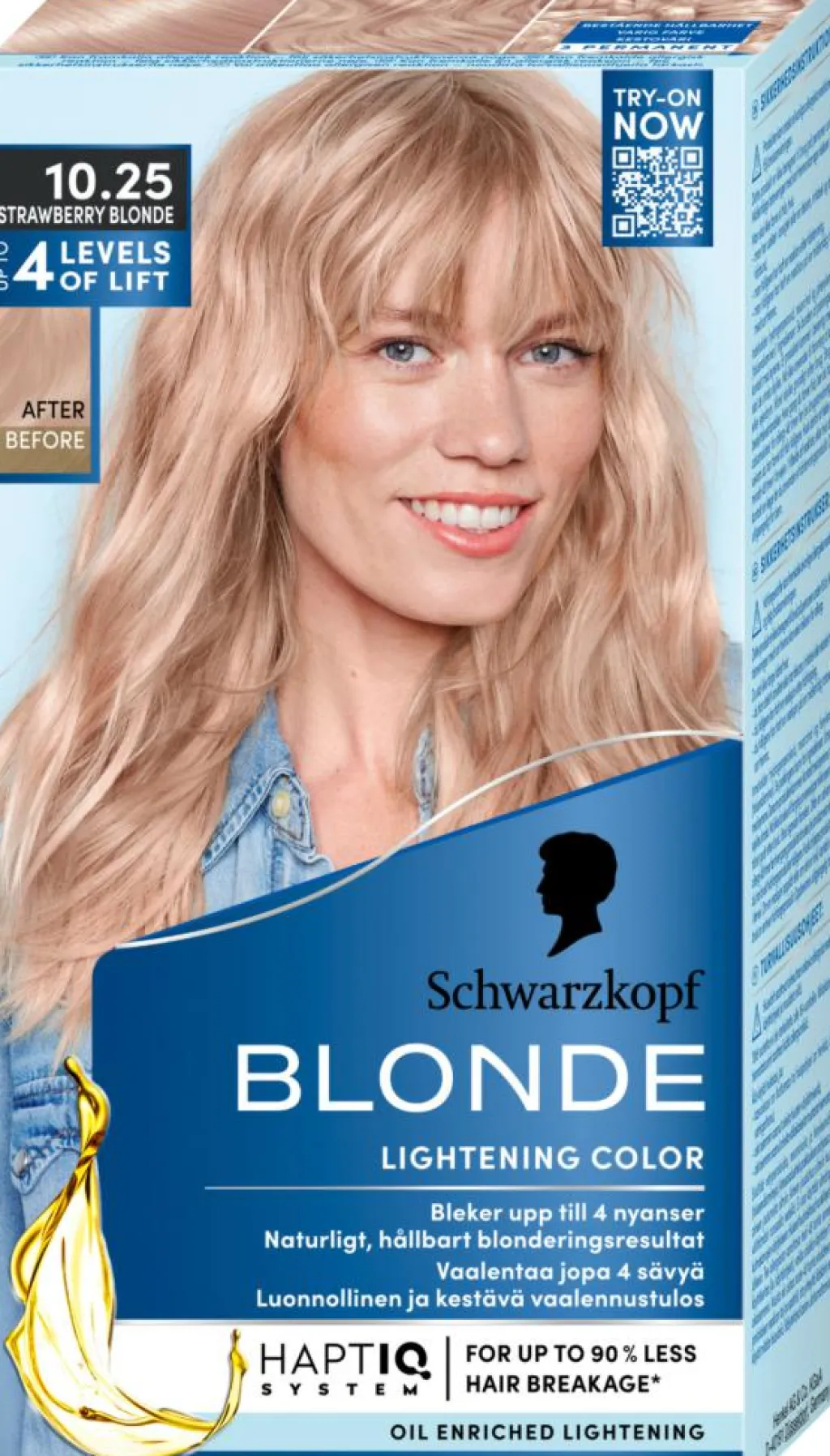 Schwarzkopf Permanent Hårfarve|Blondering>Blonde