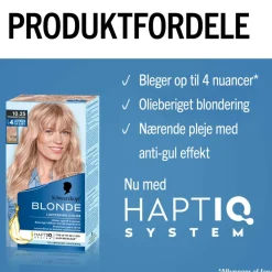Schwarzkopf Permanent Hårfarve|Blondering>Blonde