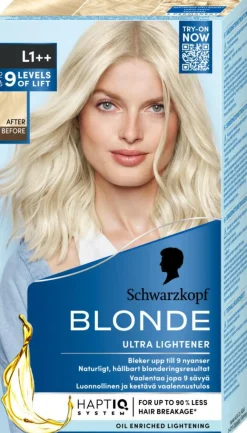 Schwarzkopf Permanent Hårfarve|Blondering<Blonde