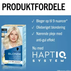 Schwarzkopf Permanent Hårfarve|Blondering<Blonde