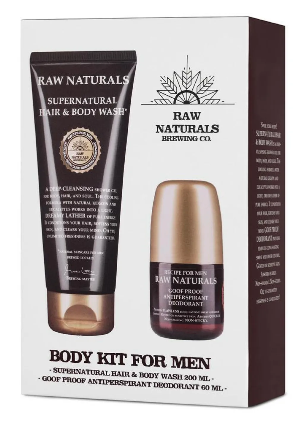 Raw Naturals Kropspleje|Gaveæsker<Body Kit Gaveæske