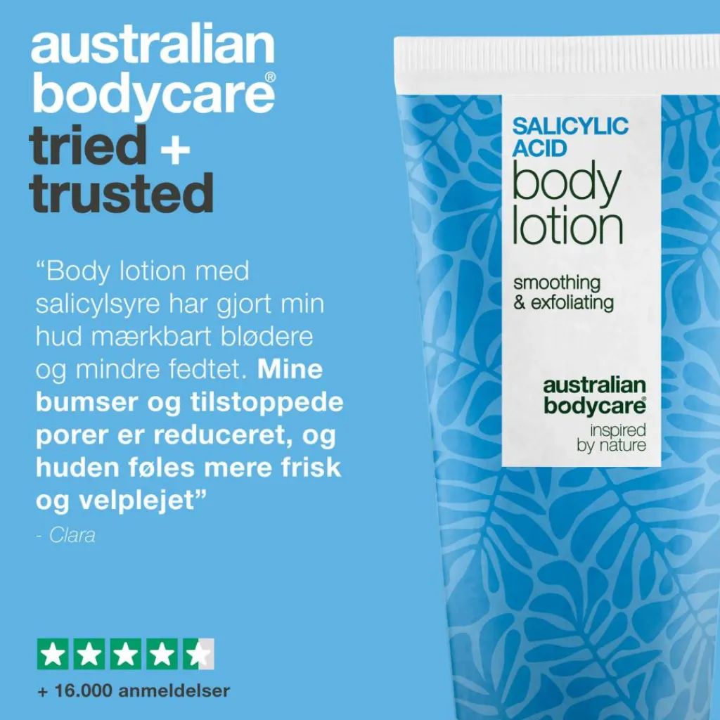 Australian Bodycare Bodylotion>Bodylotion med salicylsyre