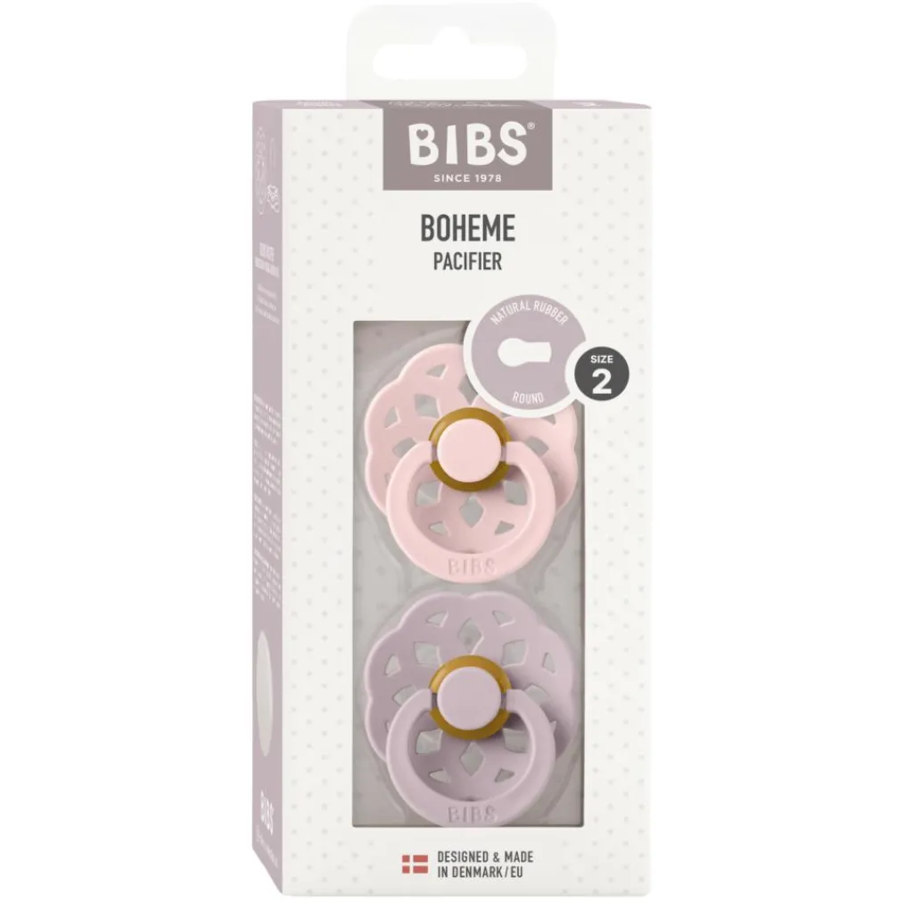 BIBS Boheme Sut Latex 2-pak<Børn Sutter