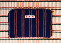 HABIBA Bolster Stripe Mini Clutch< Tasker & Punge