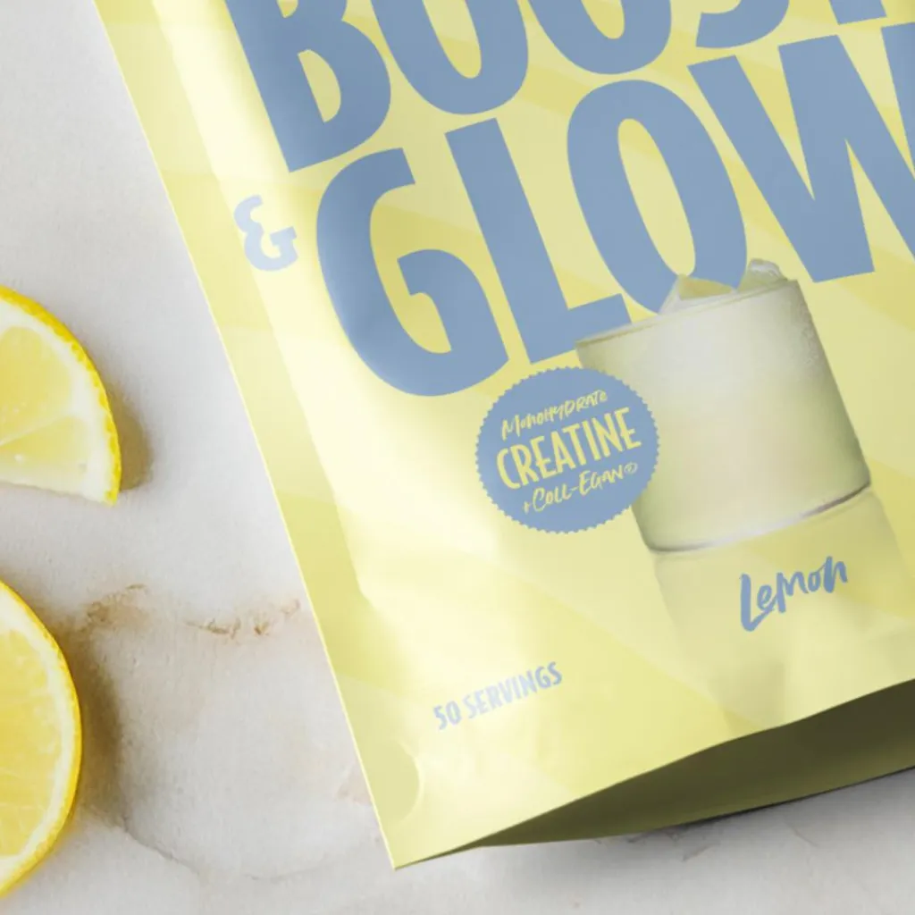 Heey! Boost & Glow Creatine + Collagen< Kreatin|Energi