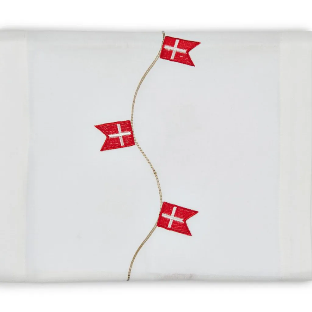 Langkilde & Søn Indretning>Bordløber med Dannebrogsflag