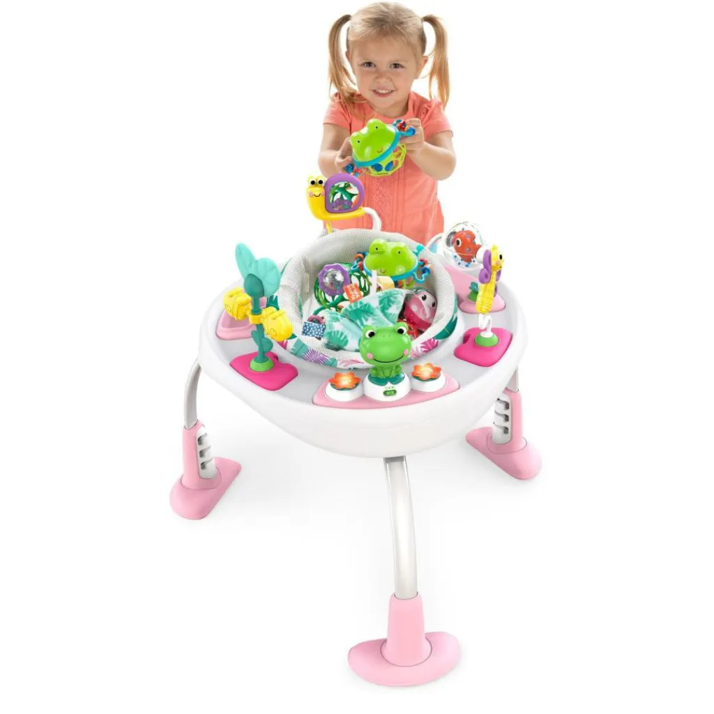 Bright Starts Motorik & Bevægelse>Bounce Bounce Baby 2-i-1 Legetrampolin og Bord