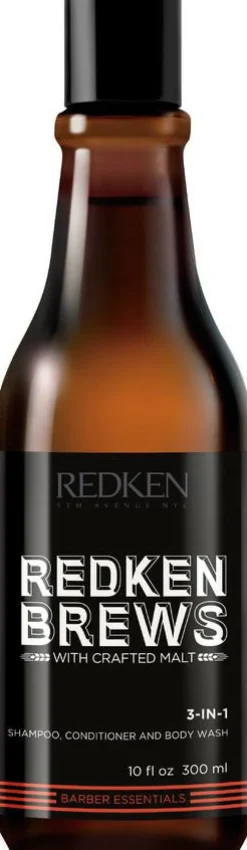 Redken Shampoo<Brews 3 in 1 Shampoo, Conditioner & Body Wash