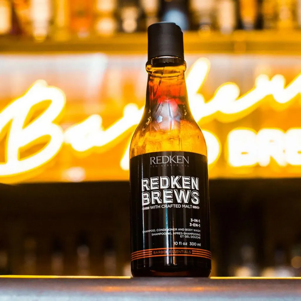 Redken Shampoo<Brews 3 in 1 Shampoo, Conditioner & Body Wash