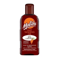 Malibu Selvbrunere>Bronzing Fast Tanning Oil with Beta Carotene, Water Resistant, Tropical Coc