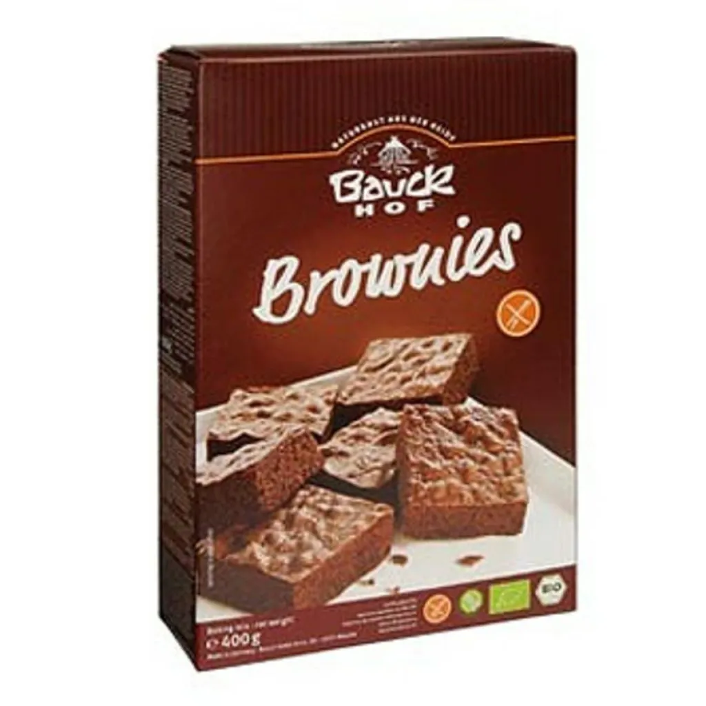 Bauckhof Brownies mix glutenfri Ø< Bagning