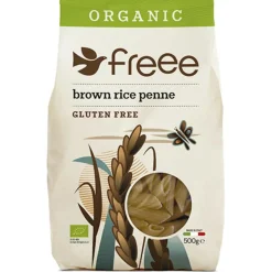 Doves Farm Pasta, Ris & Bælgfrugter<Brun ris pasta penne glutenfri Ø