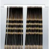 M.COSMETICS Hårpynt<Brune Lange Hårklemmer Lux 24 stk