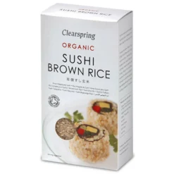 Clearspring Brune Sushi ris Ø< Pasta, Ris & Bælgfrugter