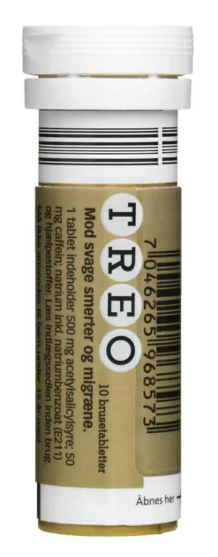Treo Hovedpine|Smerter>Brusetabletter Classic 500 mg