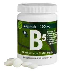 Grønne vitaminer B-Vitamin>B5-vitamin 100 mg
