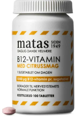 Matas Striber B12-Vitamin Med Citrussmag< B-Vitamin