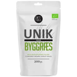 Unik Food Gryn, Flager & Drys>Byggræs pulver Ø