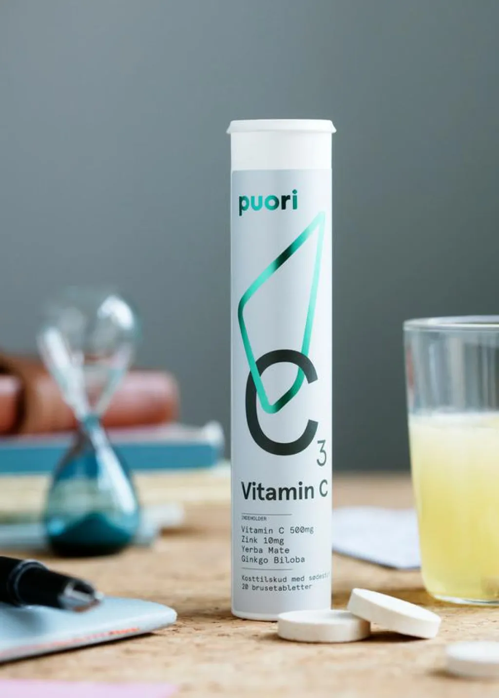 Puori C-Vitamin>C3 Vitamin brusetabl.