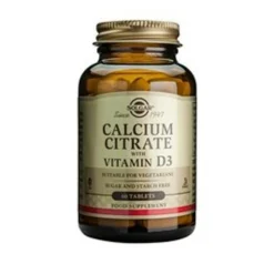 Solgar Calcium Citrate Vitamin D3< Kalk|D-Vitamin