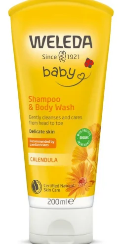 Weleda Badetid|Babysæbe<Calendula Shampoo & Body Wash